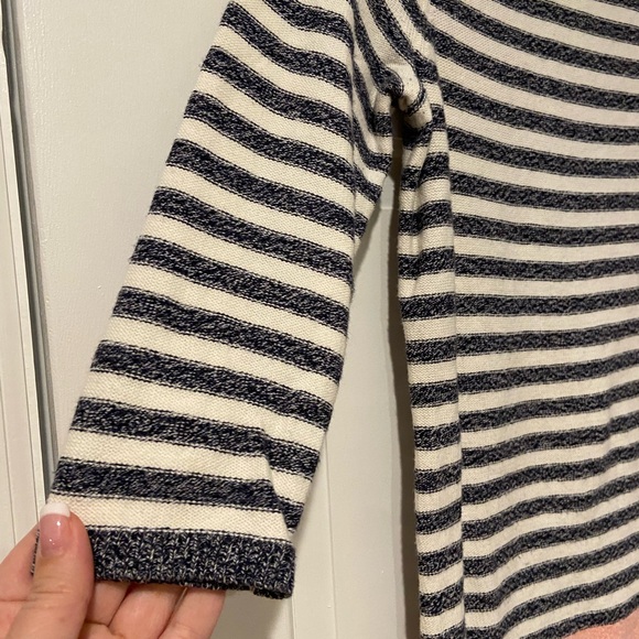 Talbots Striped Sweater with Pink Color Blocking - Small Petite - Picture 3 of 8